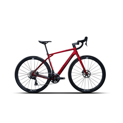 Vélo gravel 700 carbon - LAPIERRE 2026 CrossHill CF 6.0 - Strong Ruby Red