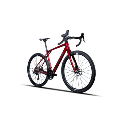 Vélo gravel 700 carbon - LAPIERRE 2026 CrossHill CF 6.0 - Strong Ruby Red