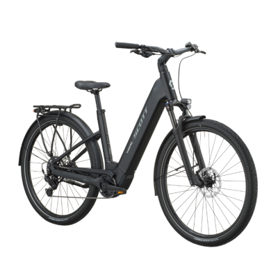 Vélo électrique urbain/vtc unisexe 28/29p alu - SCOTT 2027 Sub Sport 30 Wave USX 540 - Black