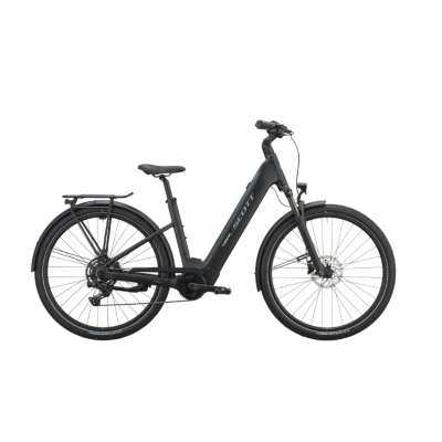 Vélo électrique urbain/vtc unisexe 28/29p alu - SCOTT 2027 Sub Sport 30 Wave USX 540 - Black