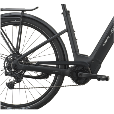 Vélo électrique urbain/vtc unisexe 28/29p alu - SCOTT 2027 Sub Sport 30 Wave USX 540 - Black