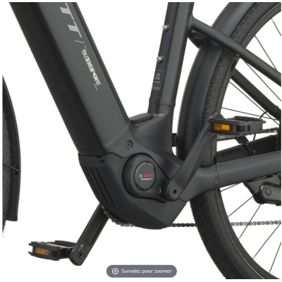 Vélo électrique urbain/vtc unisexe 28/29p alu - SCOTT 2027 Sub Sport 30 Wave USX 540 - Black