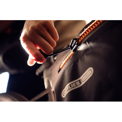 Sacoche de cadre ORTLIEB pvc Frame Pack noir décor orange