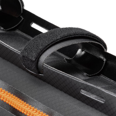 Sacoche de cadre ORTLIEB pvc Frame Pack noir décor orange
