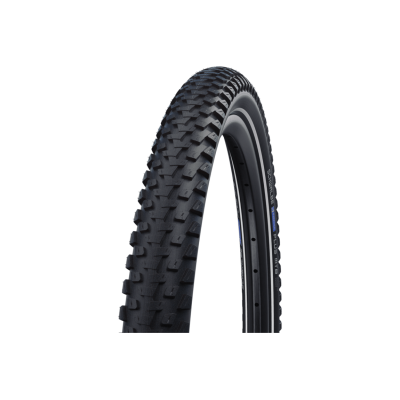 Pneu 27.5p SCHWALBE vtt route Marathon Plus MTB E50 noir flancs noirs