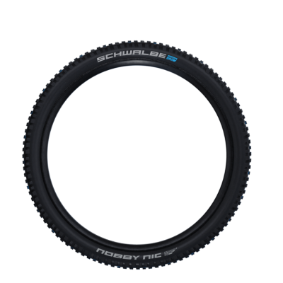 Pneu 27.5p SCHWALBE vtt Nobby Nic Evo SuperTrail E50 Addix SpeedGrip Tubeless Ready, noir flancs noirs