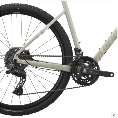 Vélo gravel 700 alu - SCOTT 2027 Speedster Gravel 30 Agate Grey - Gris clair décor blanc et noir : 1x10v