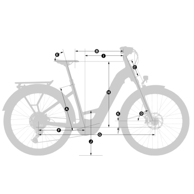 Vélo électrique VTC 27.5p alu - LAPIERRE 2027 eExplorer 5.5 Low 540 Graphite Grey