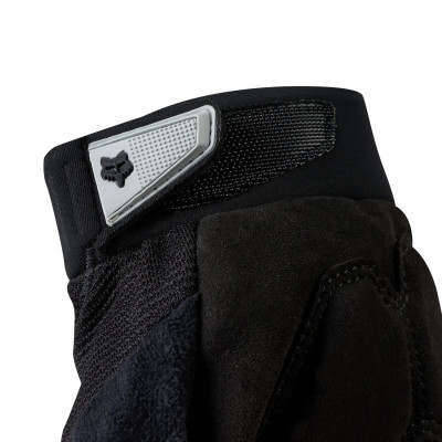 Gants longs vtt - FOX Ranger Gel Roughcut - noir logo blanc