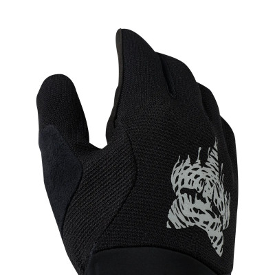 Gants longs vtt - FOX Ranger Gel Roughcut - noir logo blanc
