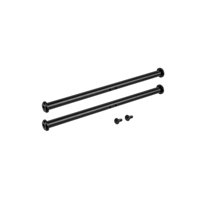 Supports tiges latérales TOPEAK alu arrière Zi Rak Pannier Bar noir