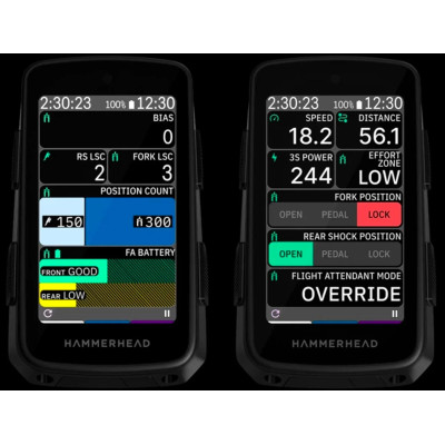 GPS vélo compteur - HAMMERHEAD multifonction Karoo noir : écran couleur 3.2"/8.2cm