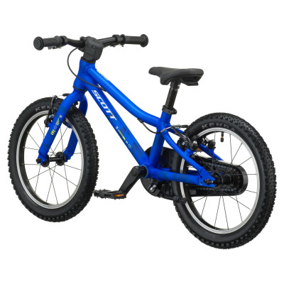 Vélo VTT enfant 3 à 6 ans 16p alu SCOTT Contrail 160 V-brake Ultra Blue - Bleu mat électrique