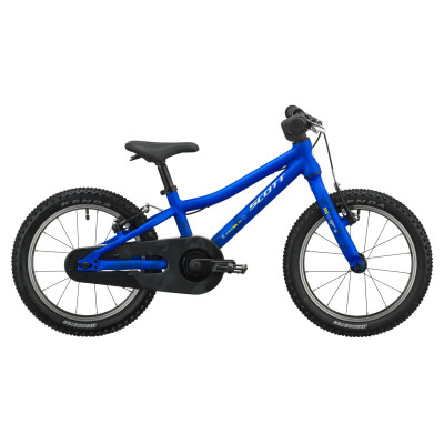 Vélo VTT enfant 3 à 6 ans 16p alu SCOTT Contrail 160 V-brake Ultra Blue - Bleu mat électrique