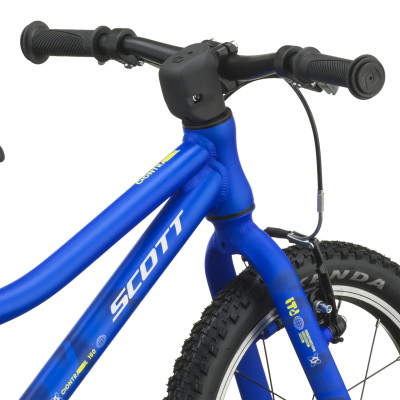 Vélo VTT enfant 3 à 6 ans 16p alu SCOTT Contrail 160 V-brake Ultra Blue - Bleu mat électrique