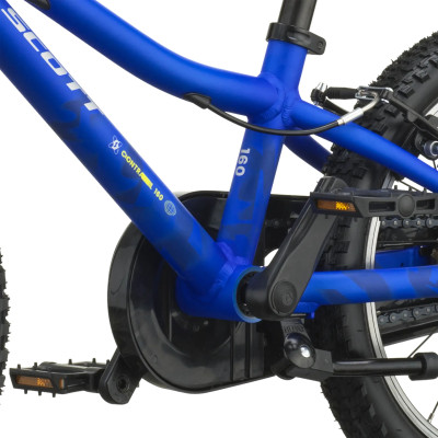 Vélo VTT enfant 3 à 6 ans 16p alu SCOTT Contrail 160 V-brake Ultra Blue - Bleu mat électrique
