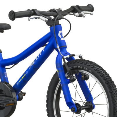 Vélo VTT enfant 3 à 6 ans 16p alu SCOTT Contrail 160 V-brake Ultra Blue - Bleu mat électrique