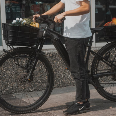 Panier avant arrière TOPEAK alu Urban Basket DX 18L noir
