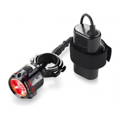 Eclairage arrière HOPE District+ noir, 3 Led, 135 lumens,