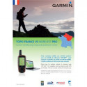 Cartographie GARMIN vtt Topo V3 Pro France Nord-Est au 1/25.000 pour GPS Garmin