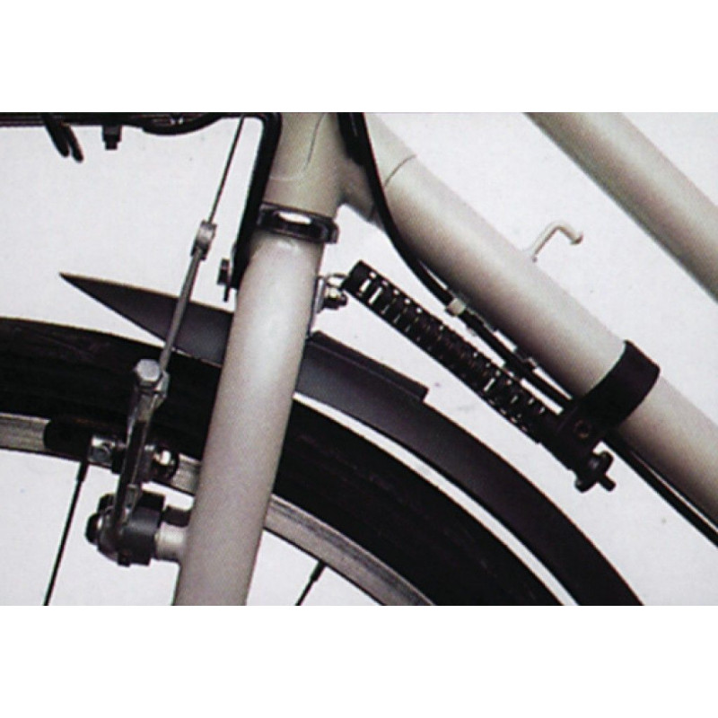  Amortisseur de direction HEBIE permet d' empècher le balancement latéral de la direction dans le cas où l'avant du vélo