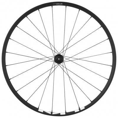Roue à pneu 27.5p avant SHIMANO vtt MT500 100x9 CL noire
